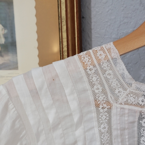 Antique Victorian 1900s Lawn Dress - Picture 8 of 12